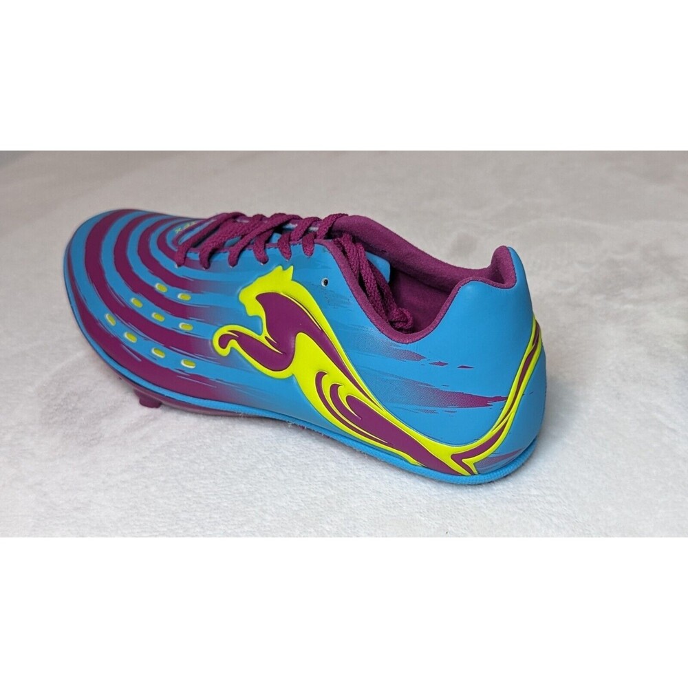 Puma TFX Sprint  v4 Women's Blue Atoll-magenta -fl Yellow Size (7.5) 187031-04